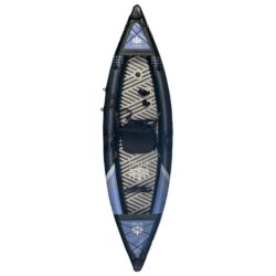 inflatable kayak in blue