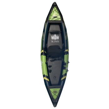 inflatable kayak in green